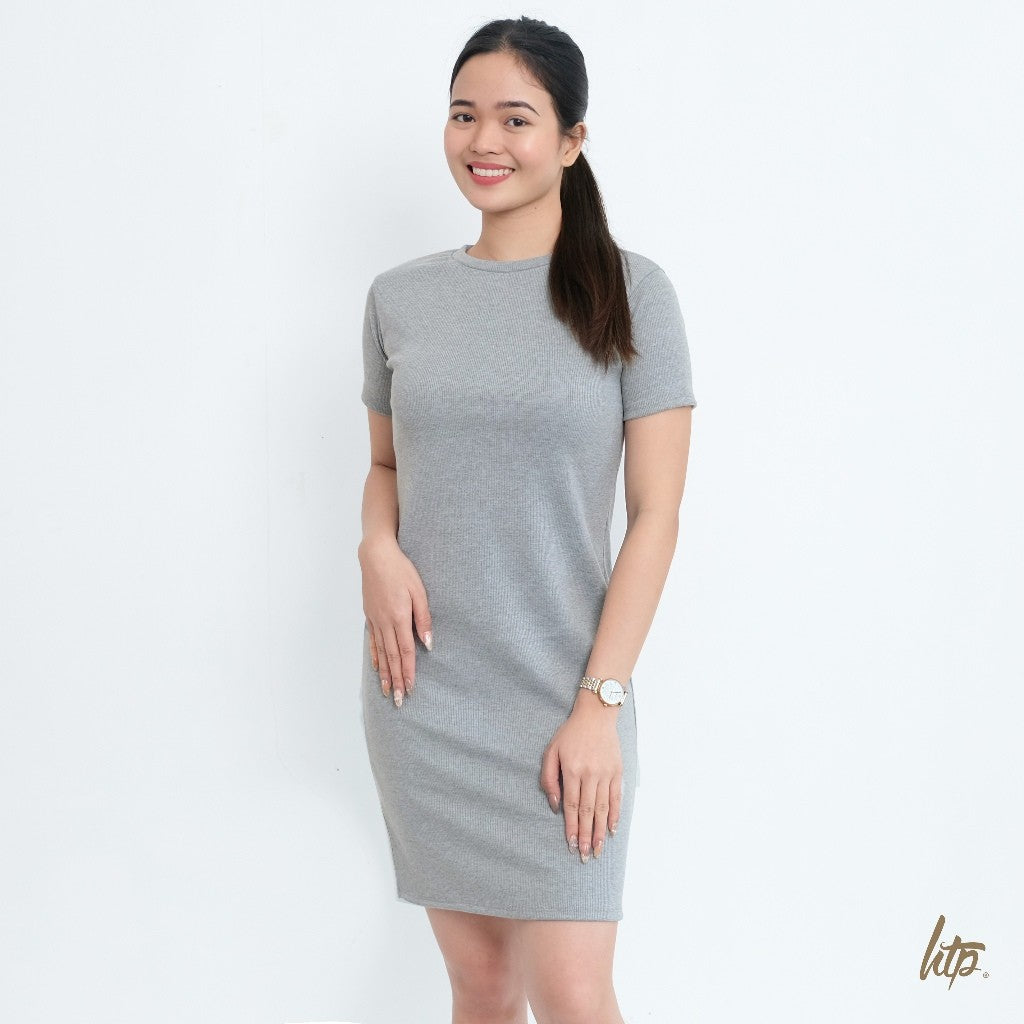 HTP Ribbed Shirt Dress