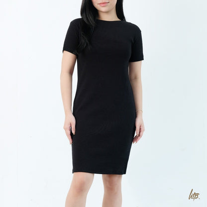 HTP Ribbed Shirt Dress
