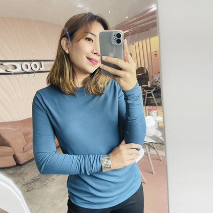 HTP Ribbed Cuff Pullover For Women