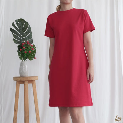 HTP Ribbed Shirt Dress