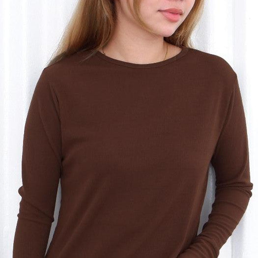 HTP Ribbed Cuff Pullover For Women