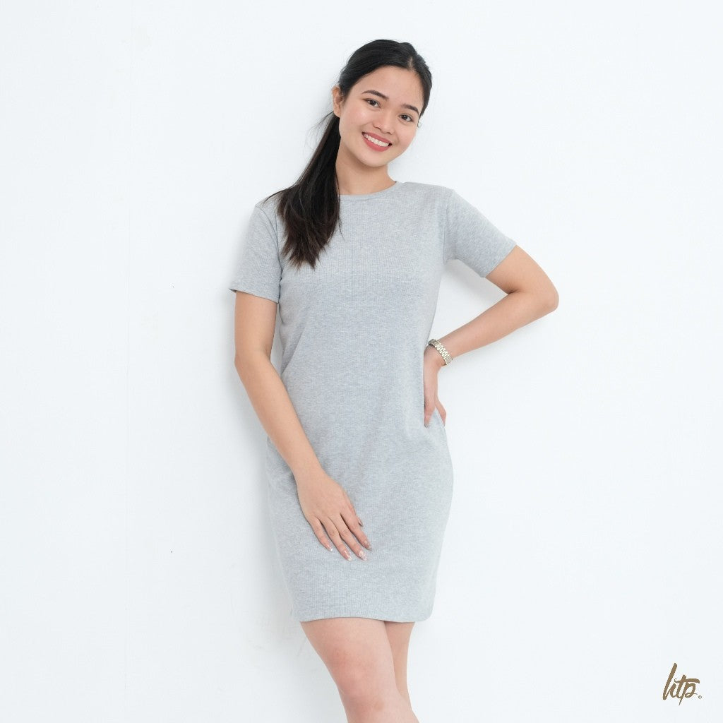 HTP Ribbed Shirt Dress