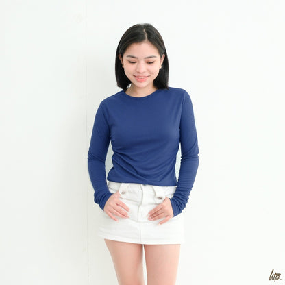 HTP Ribbed Cuff Pullover For Women