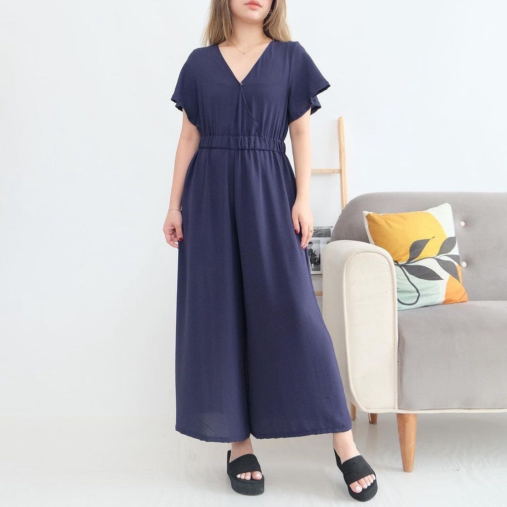 HTP Overlap Wide Jumpsuit