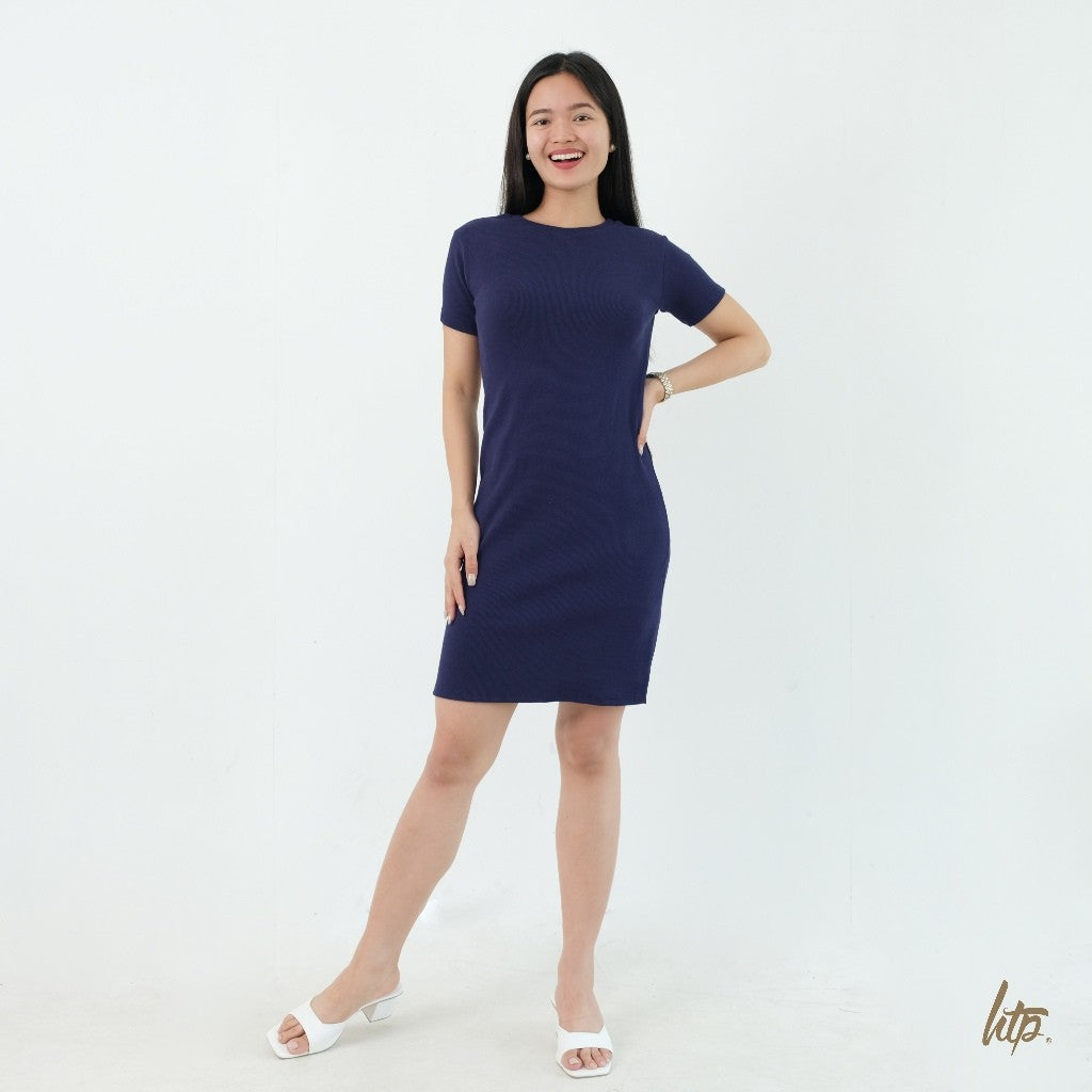 HTP Ribbed Shirt Dress