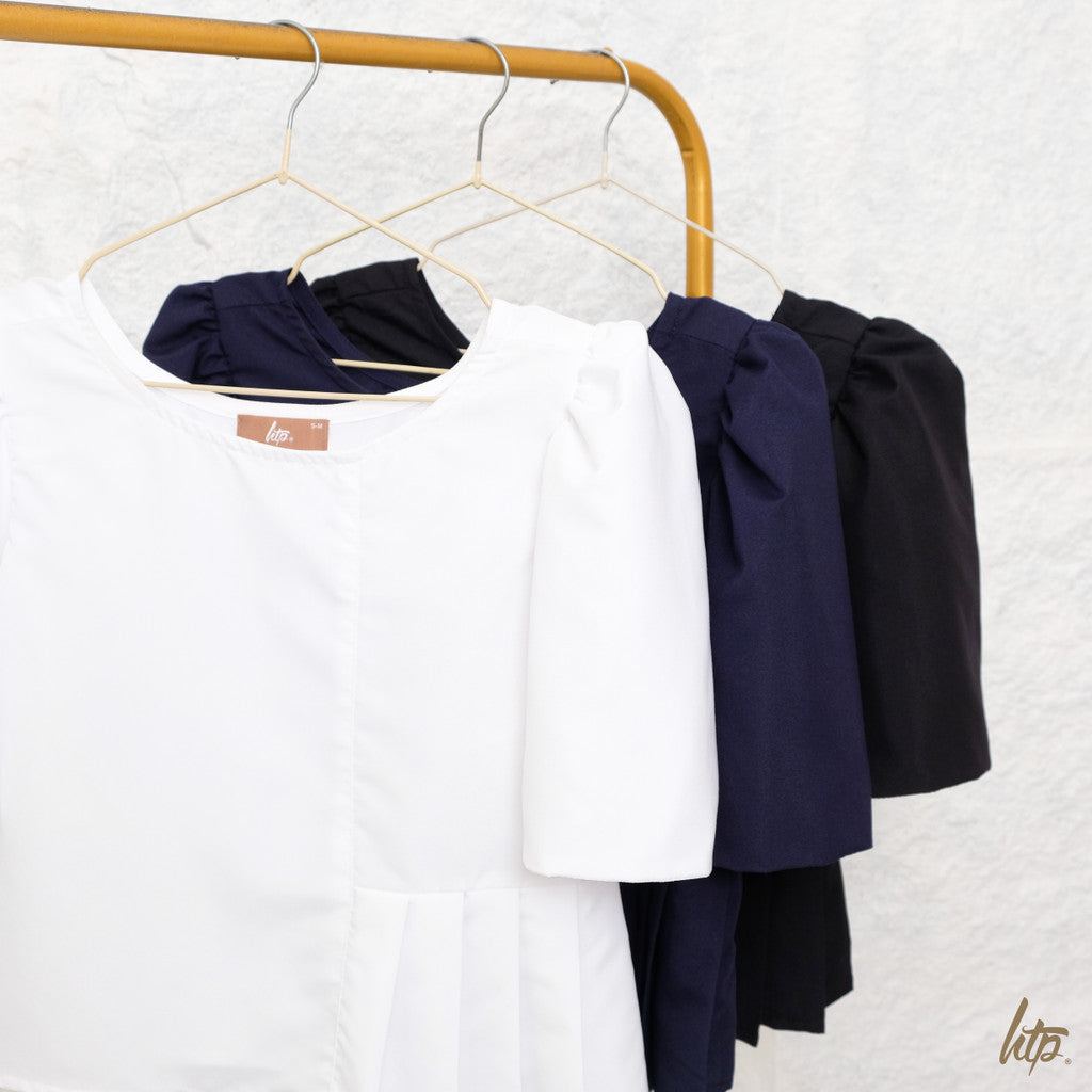 HTP Pleated Modern Filipiniana Top