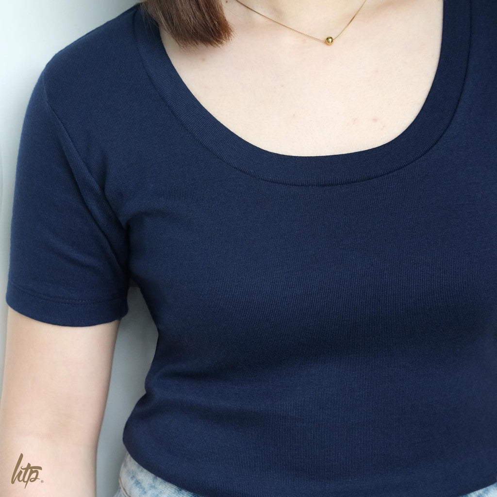 HTP Scoop Neck Top for Women