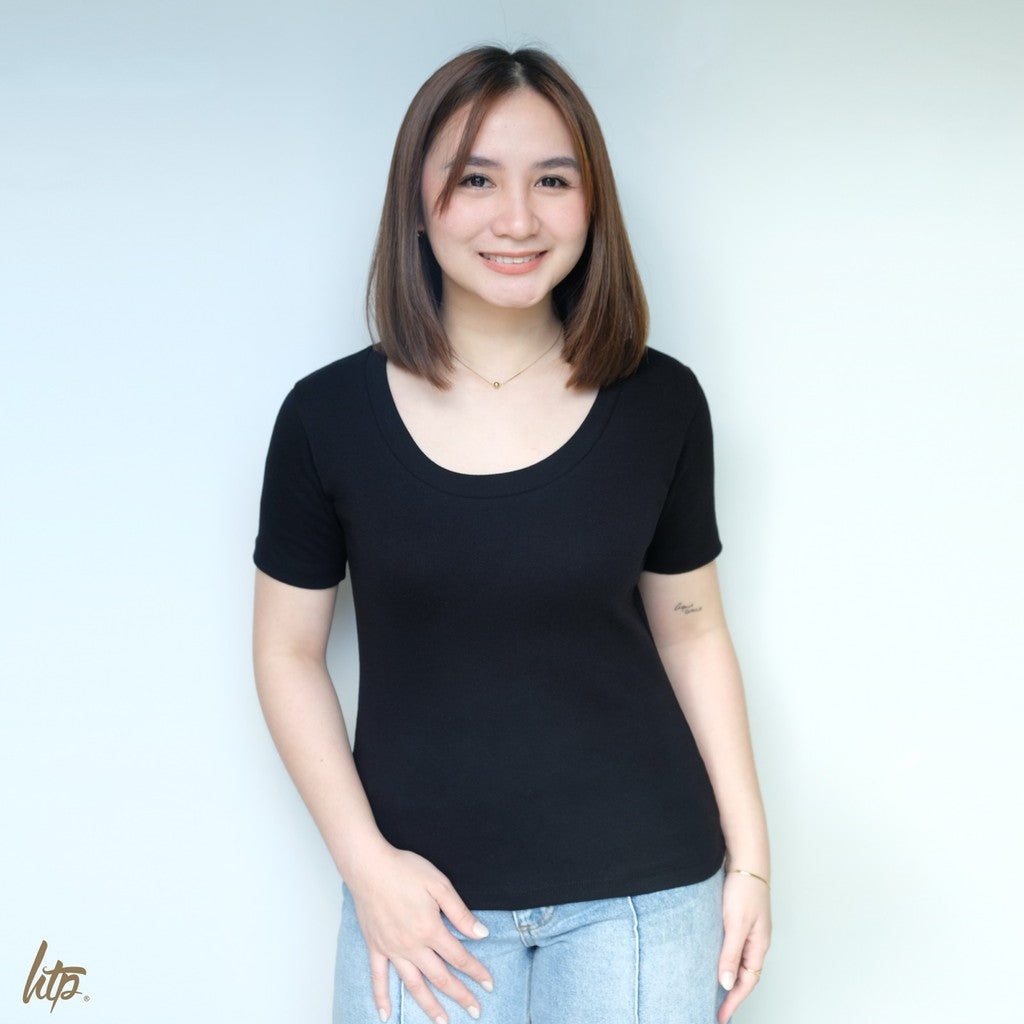 HTP Scoop Neck Top for Women
