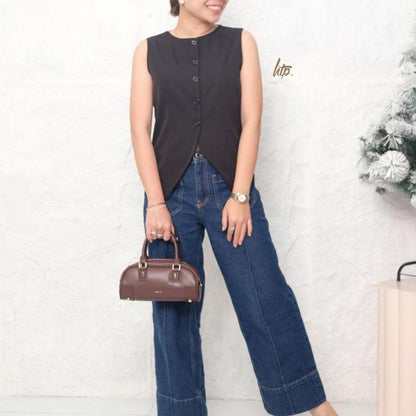 HTP Round Neck Vest Top for Women