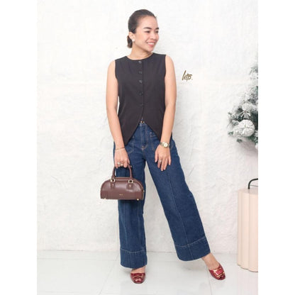 HTP Round Neck Vest Top for Women