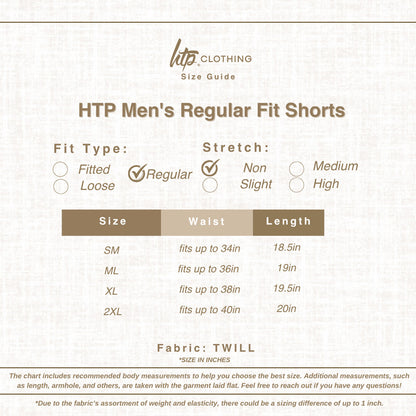 HTP Men's Regular Fit Shorts