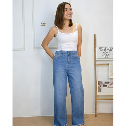 HTP Easy Wide Leg Denim Pants