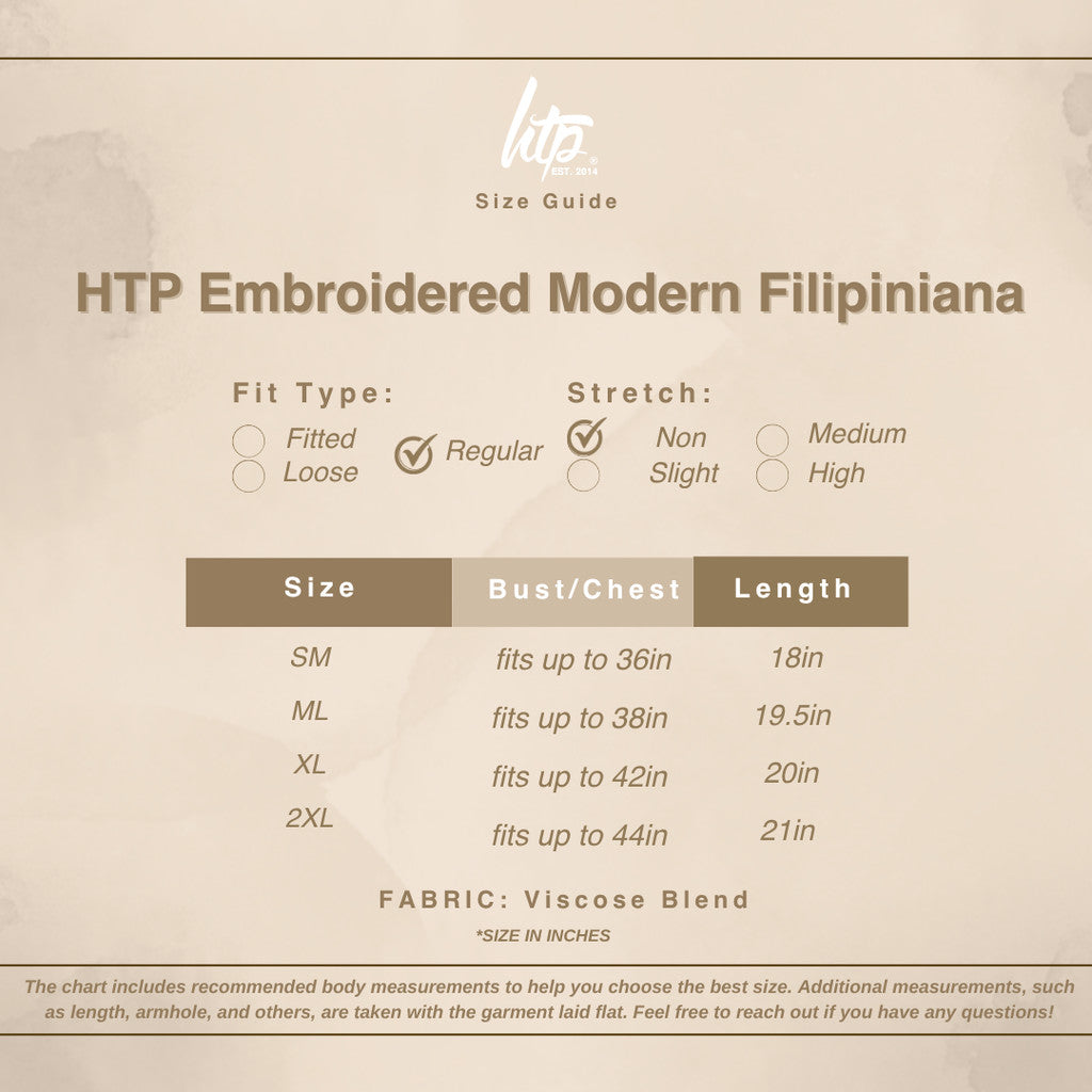 HTP Embroidered Modern Filipiniana