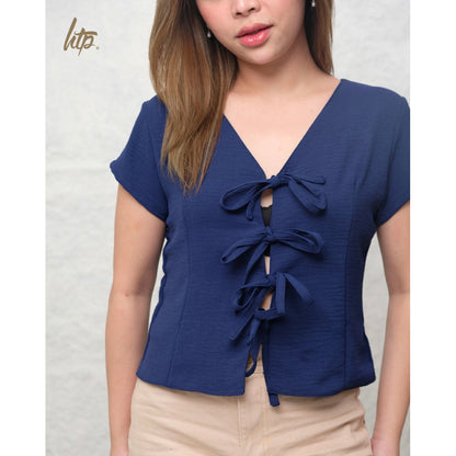 HTP Crinkle Vest Top with Sleeves