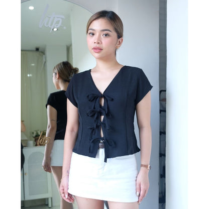 HTP Crinkle Vest Top with Sleeves