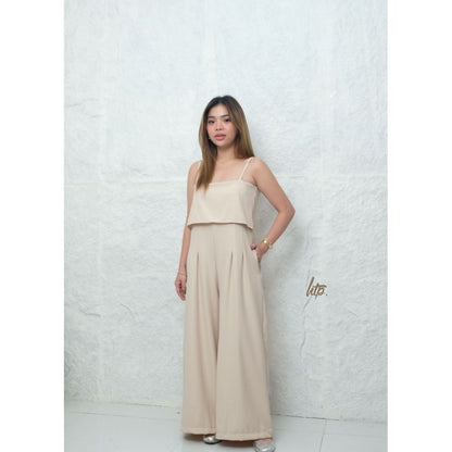 HTP Strappy Overlay Jumpsuit