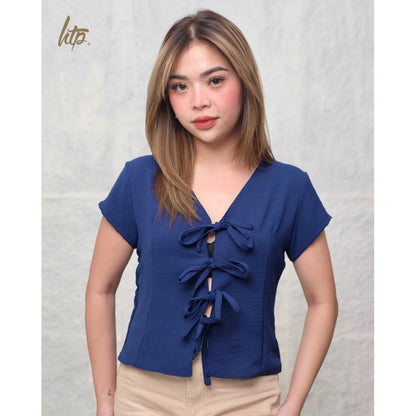 HTP Crinkle Vest Top with Sleeves