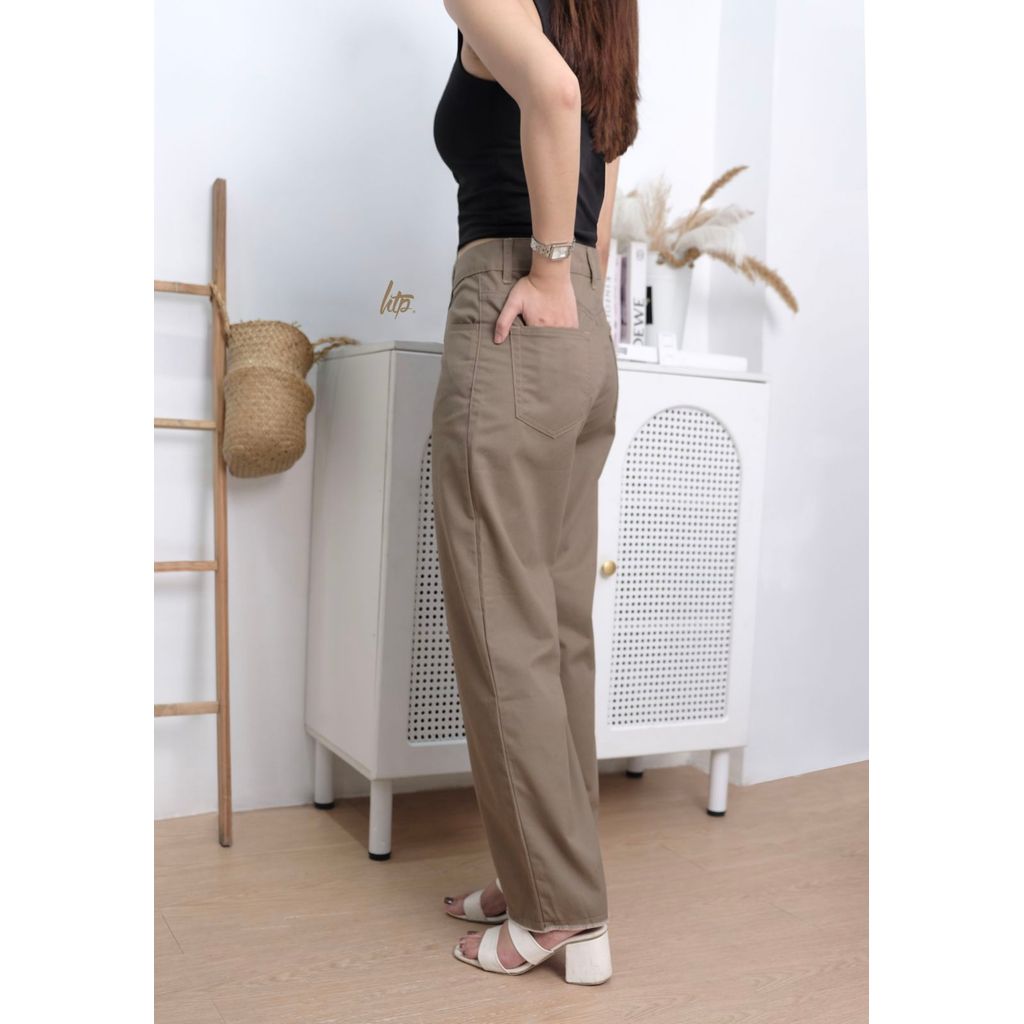 HTP Women's Wide Leg Trouser Pants
