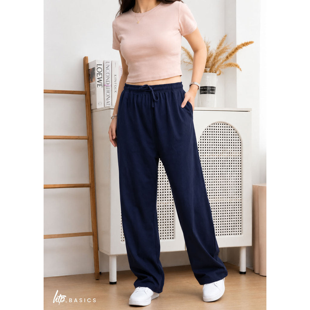 HTP Wide Leg Cotton Pants