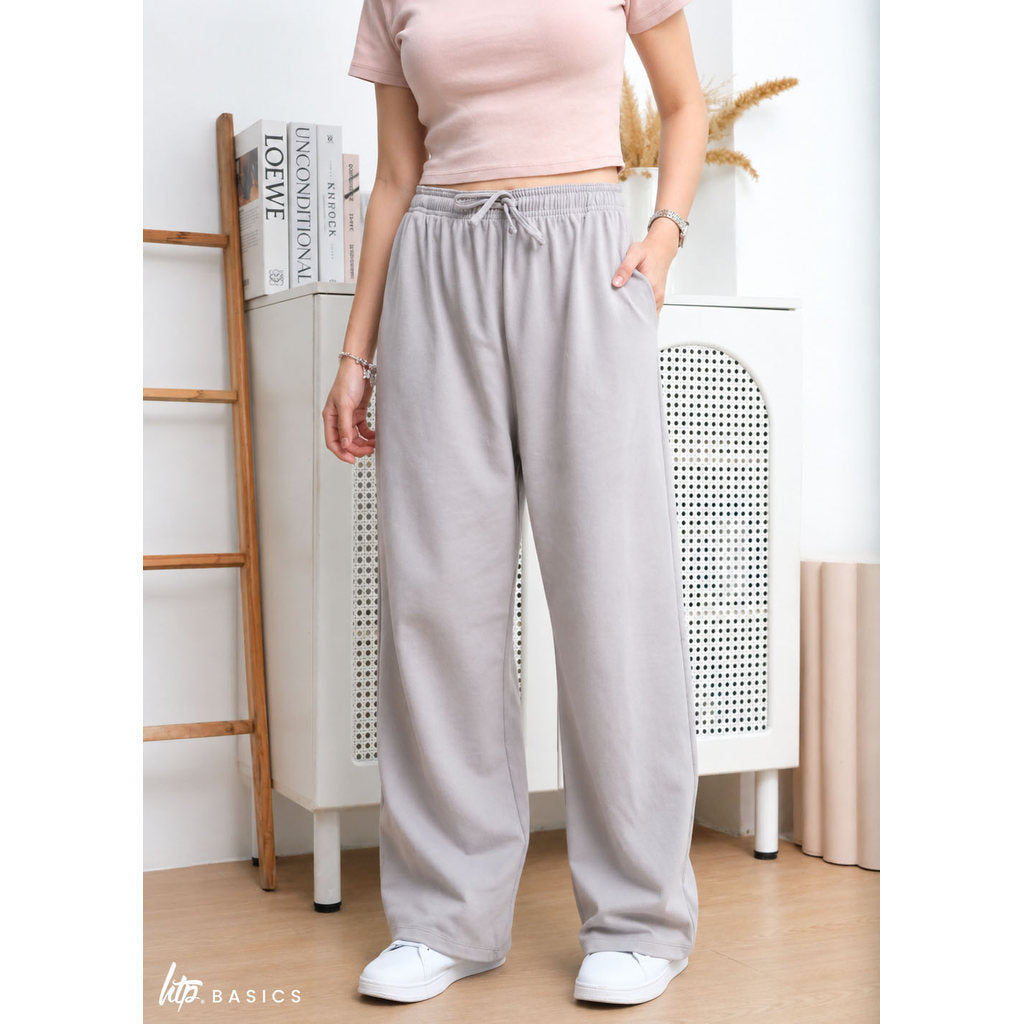 HTP Wide Leg Cotton Pants