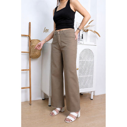 HTP Women's Wide Leg Trouser Pants