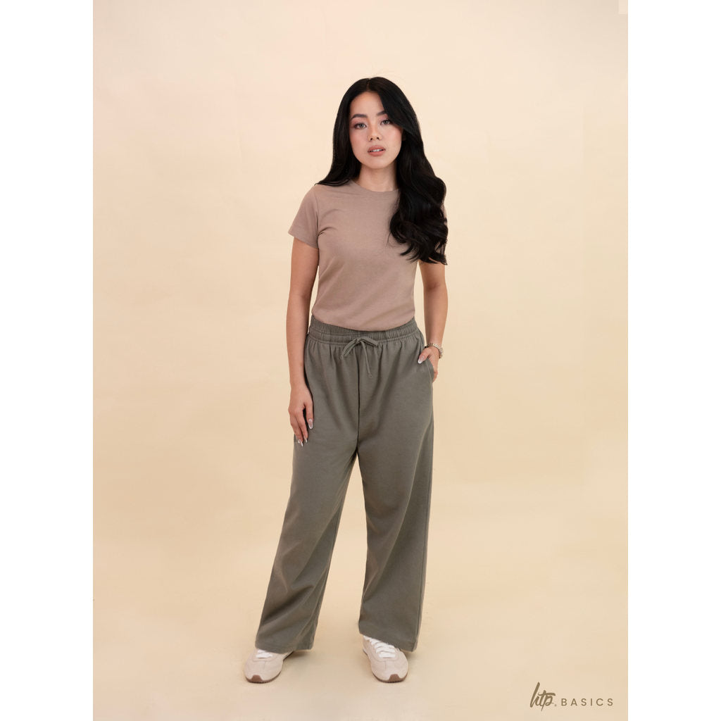 HTP Wide Leg Cotton Pants