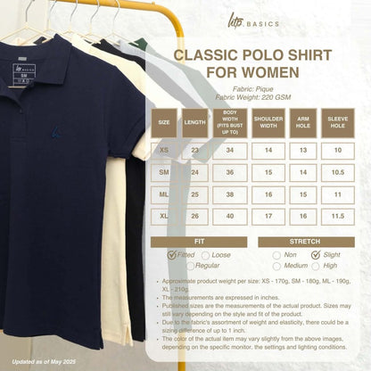 HTP Classic Polo Shirt for Women