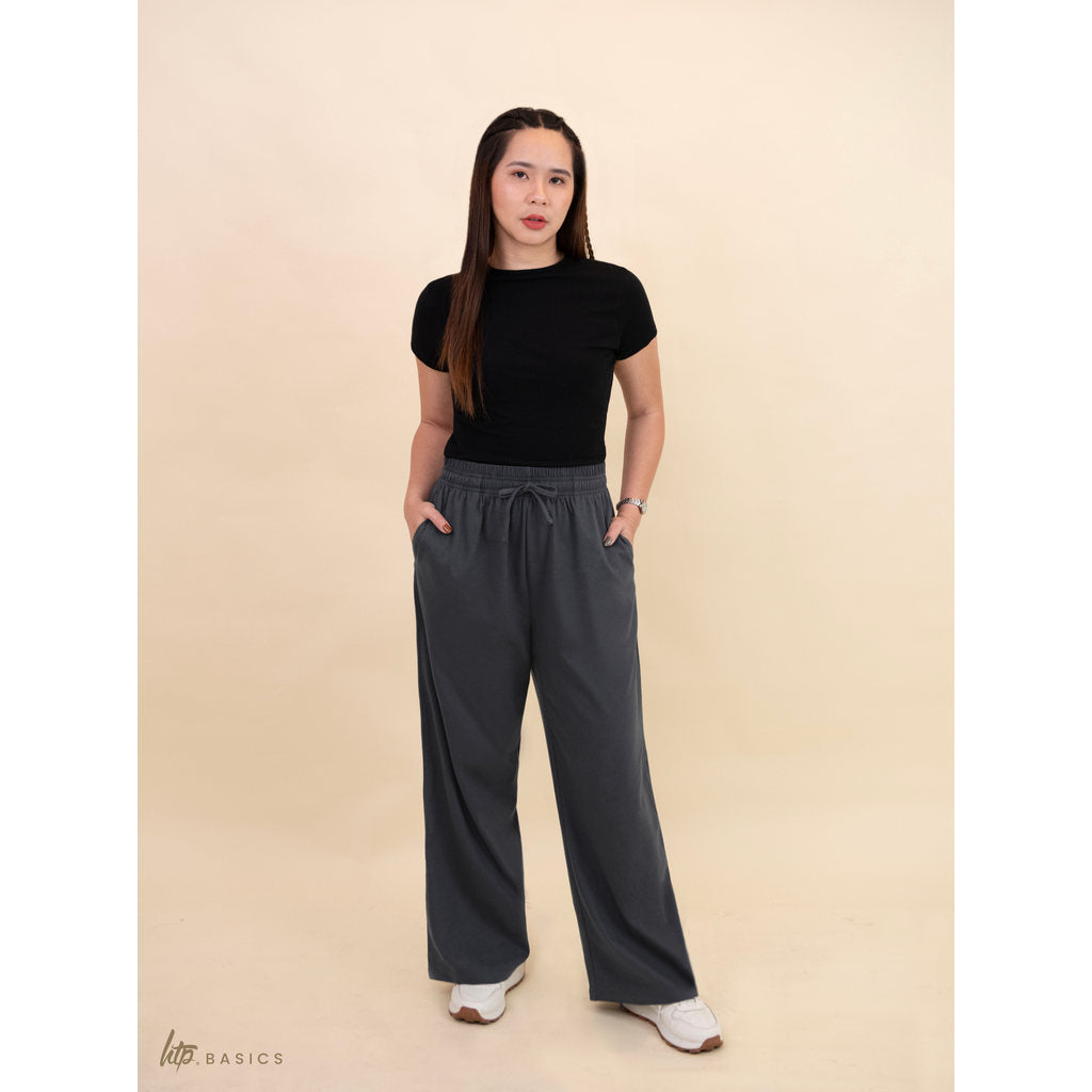 HTP Wide Leg Cotton Pants