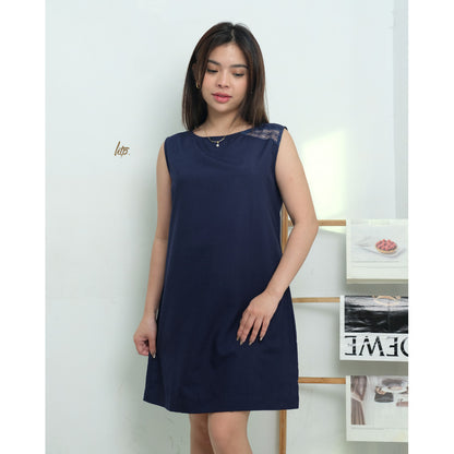 HTP Sleeveless Lace Shift Dress