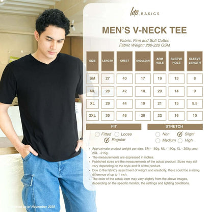 HTP V-Neck Tee For Men