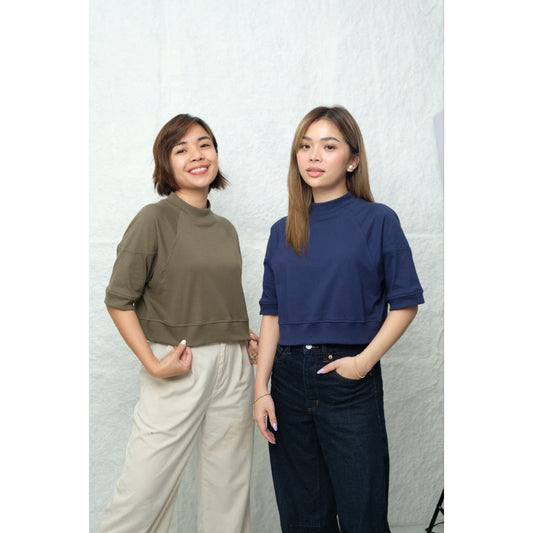 HTP Exclusive Women's Cropped Raglan Tee