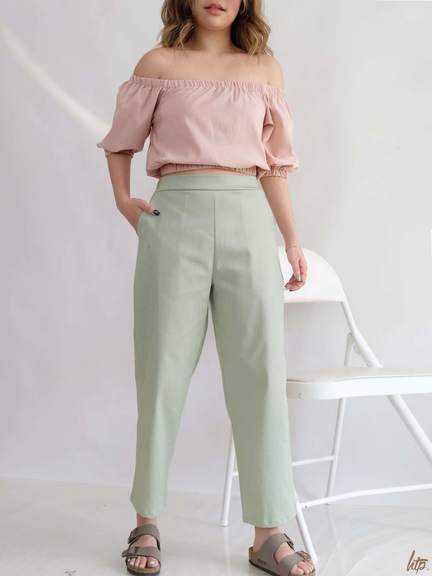 HTP Korean Pull-up Pocket Trousers for Women