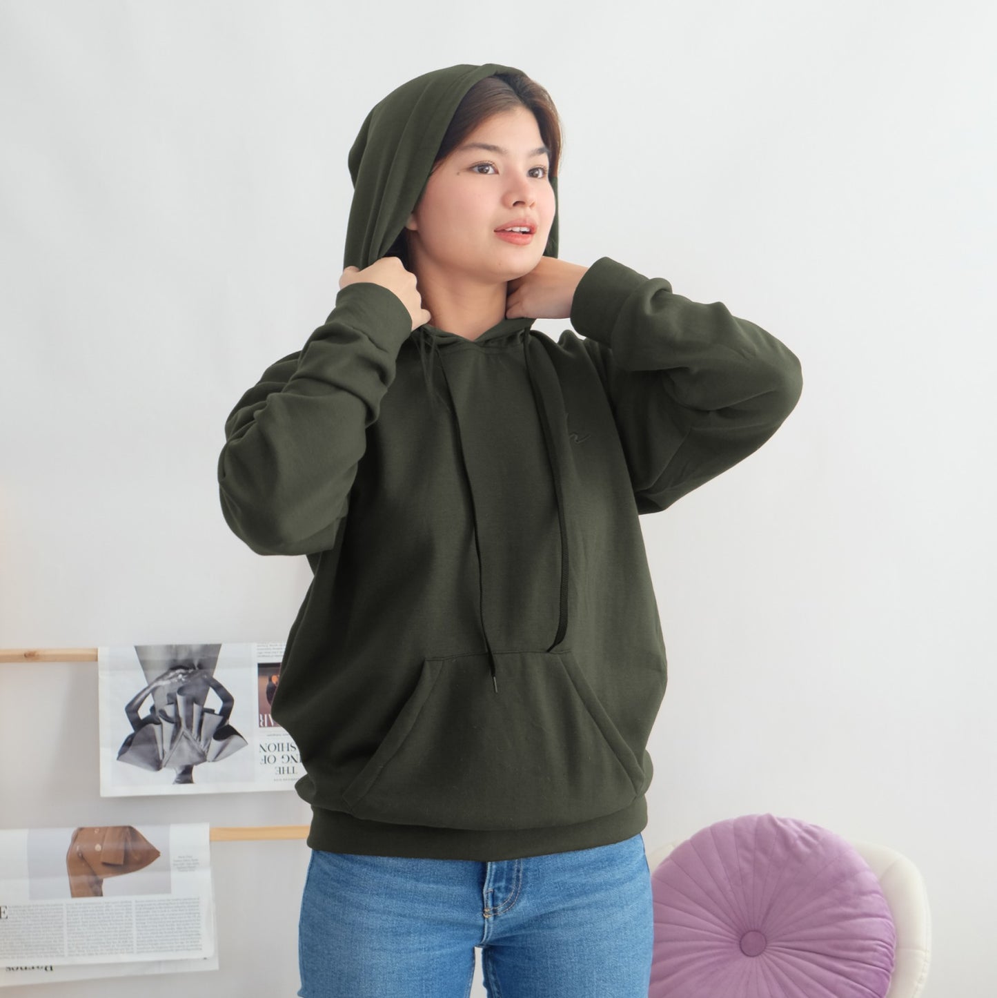 HTP Unisex Oversized Hoodie Sweater with Pockets